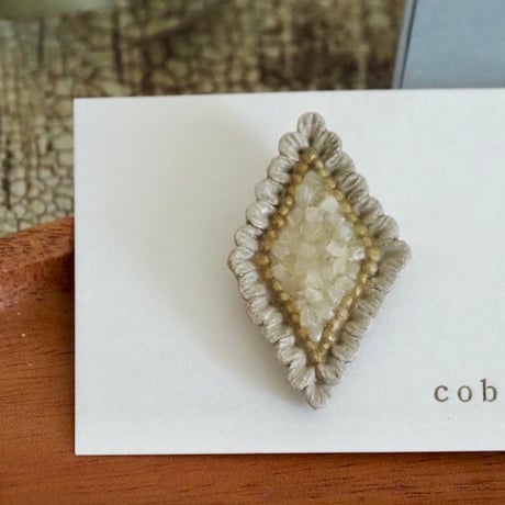 cobito／ブローチm（rice）