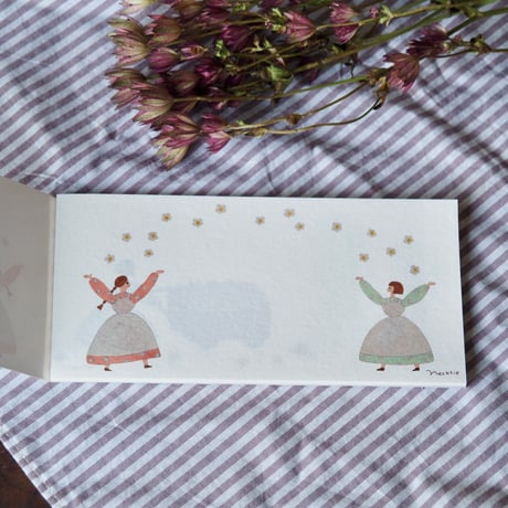cozyca products／【ネクタイ】一筆箋　おはな