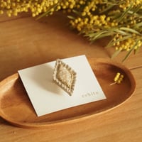 cobito／ブローチL（rice）