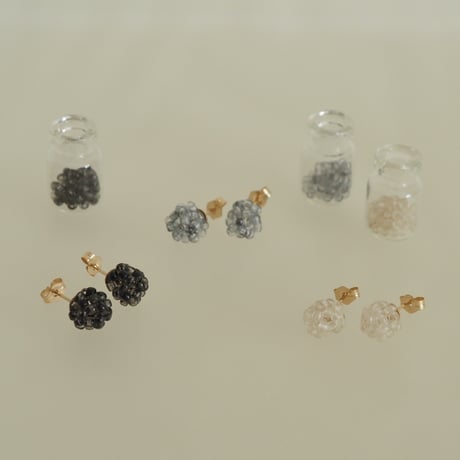 any'e／【別注】コンペイトウ　ボタニカルビーズピアス