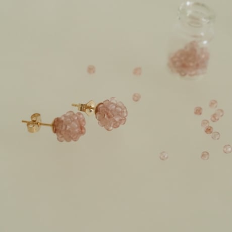 any'e／【別注】コンペイトウ　ボタニカルビーズピアス