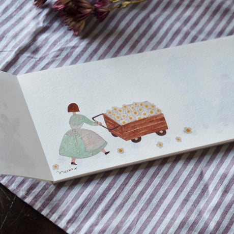 cozyca products／【ネクタイ】一筆箋　おはな