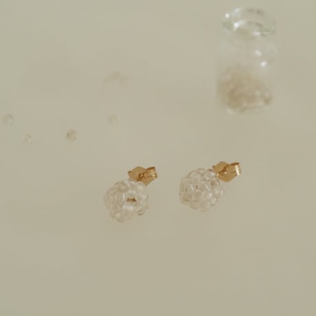 any'e／【別注】コンペイトウ　ボタニカルビーズピアス