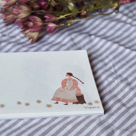 cozyca products／【ネクタイ】一筆箋　おはな