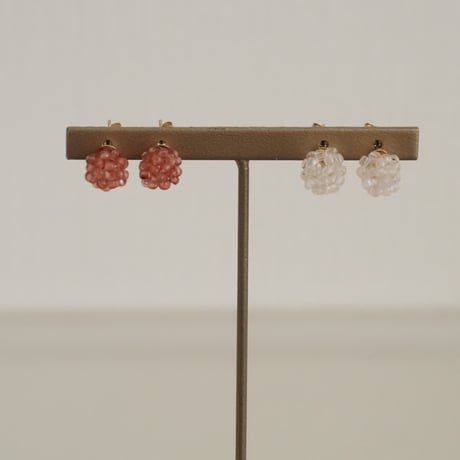 any'e／【別注】コンペイトウ　ボタニカルビーズピアス