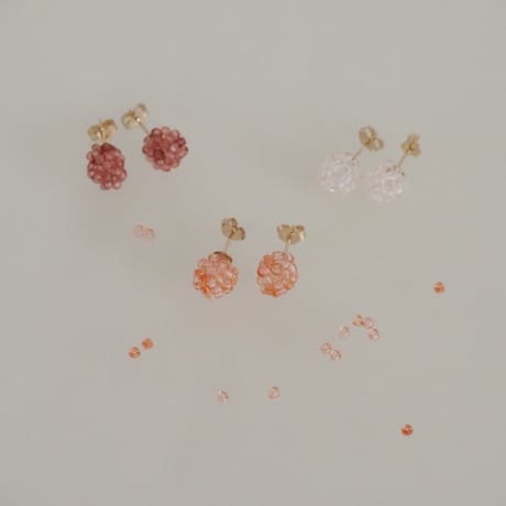 any'e／【別注】コンペイトウ　ボタニカルビーズピアス
