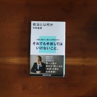 政治とは何か｜宇野重規