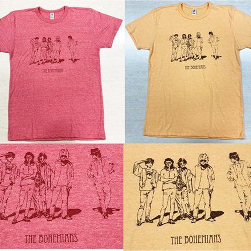 メンバー写し絵 Tシャツ（5色展開） | THE BOHEMIANS SHOP