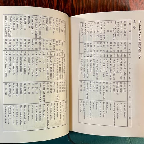 ダンセイニ幻想小説集