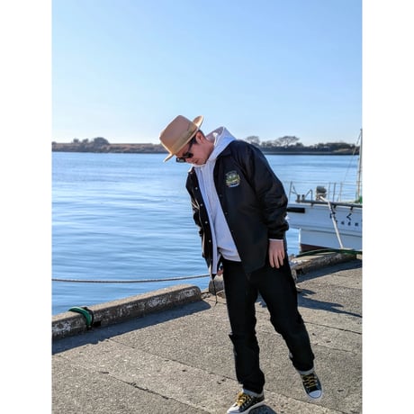 J&BASS設立記念コーチジャケット(ブラックパンサー)