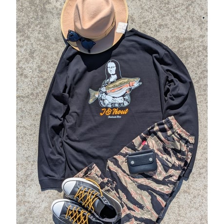 J&TROUT　モナリザ　ロンT