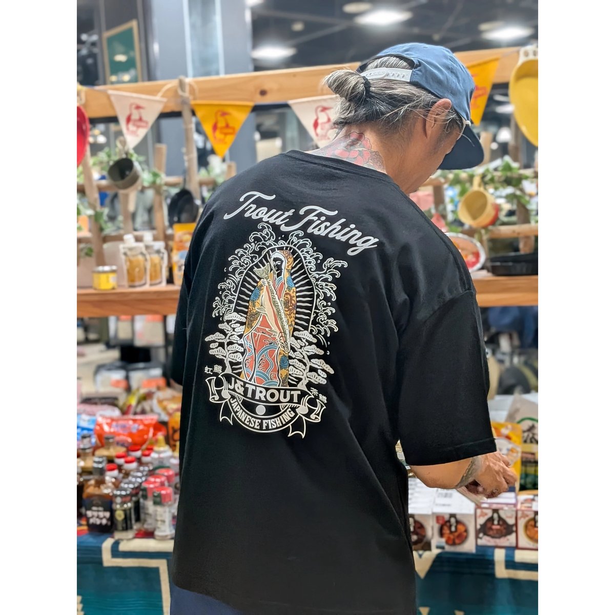 J&TROUT マリアTシャツ マリアTシャツ（ブラック） | J＆TROUT