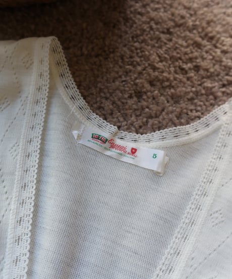1960’s dead stock Ennepi Provera Italian Swiss sleeveless top🐑
