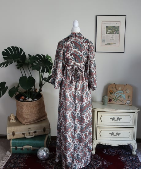 70’s paisley long dress 𓆸