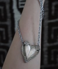 Heart silver tone chain necklace 🫶　セット販売専用アイテム