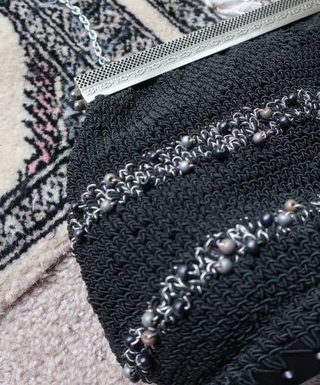 Crocheted evening purse