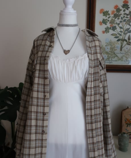 White camisole lingerie dress 🕊️