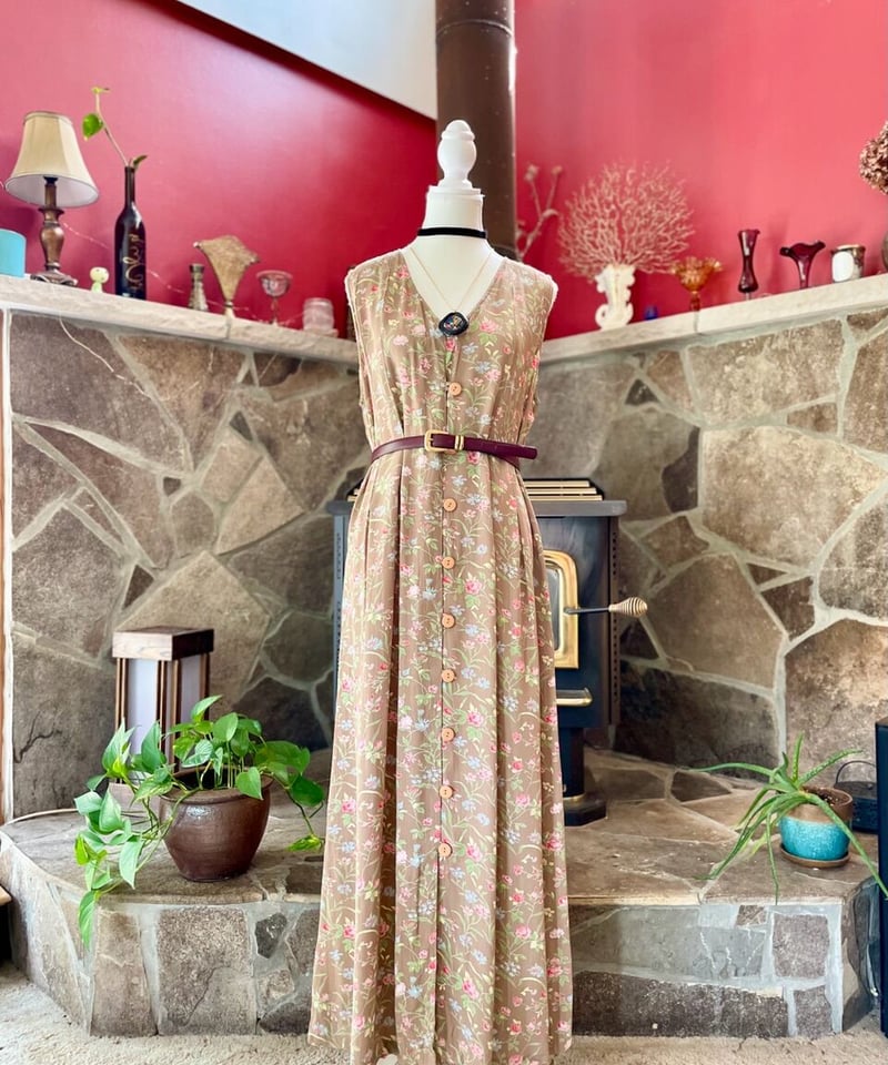 Vintage Flower Longdress - solarienergiasolar.com