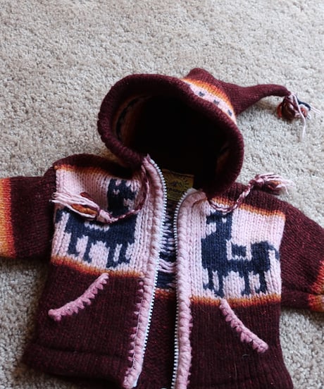 Kids 👧👦Alpaca knitting hoodie. セット販売アイテム