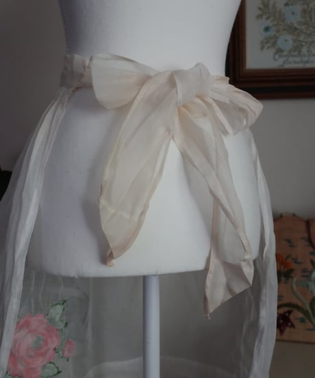 50’s Rose flower sheer apron🌹セット販売専用アイテム