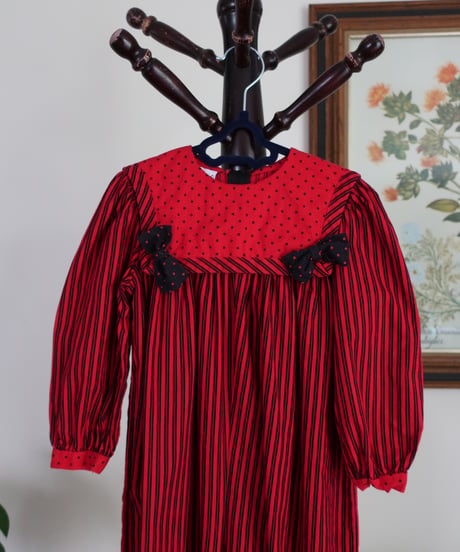 Polka dots and striped kids jumpsuits 🐞セット販売専用