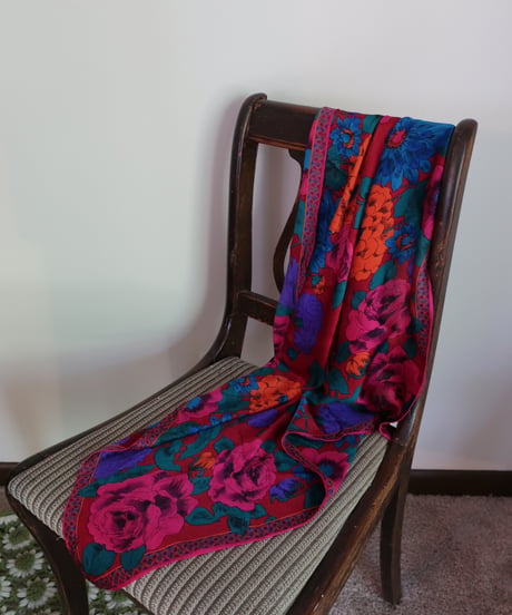 Flower silk large scarf 🪷　セット販売専用アイテム