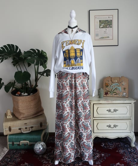 70’s paisley long dress 𓆸