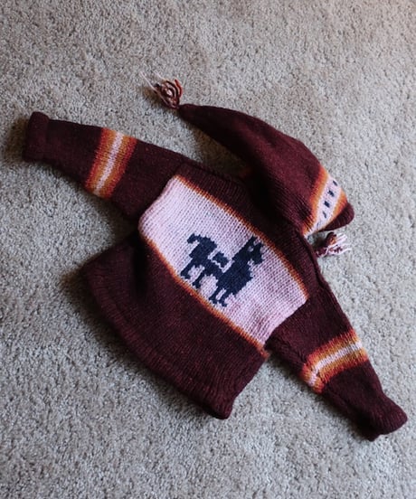 Kids 👧👦Alpaca knitting hoodie. セット販売アイテム