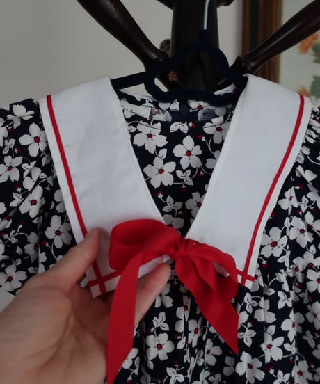 Kathy kids cotton flower jumpsuit  with ribbon belt🎀🌼