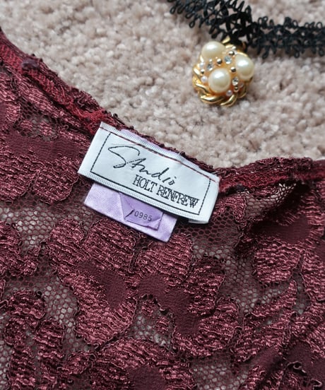 Chocolate brown lace top🧸
