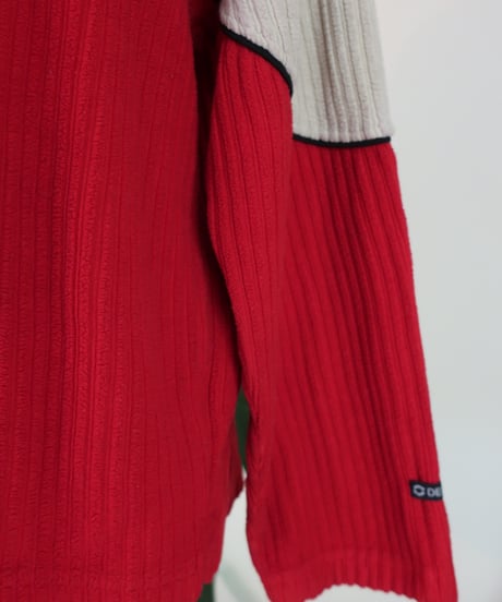 Bicolor zip up top