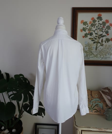 White polo cotton shirt🏇