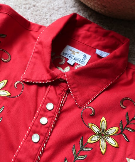 Panhandle slim embroidery western shirt🏵️