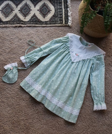 Kids triangle collar clover dress☘️ セット販売専用アイテム