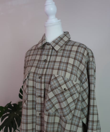 Acryl checked shirt 🏔️