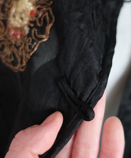 Chinese style black shirt and pants set🐉❁