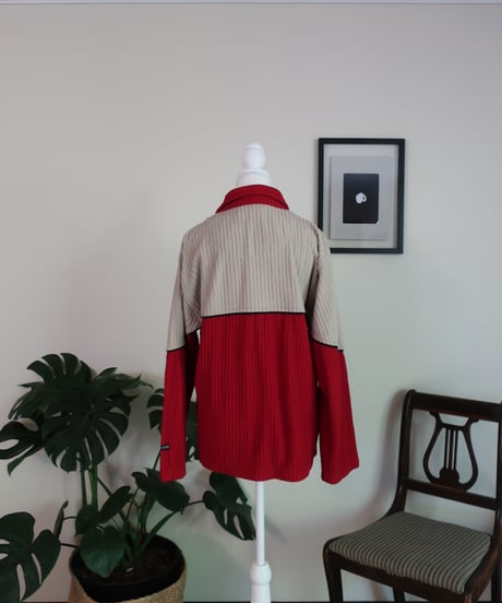 Bicolor zip up top
