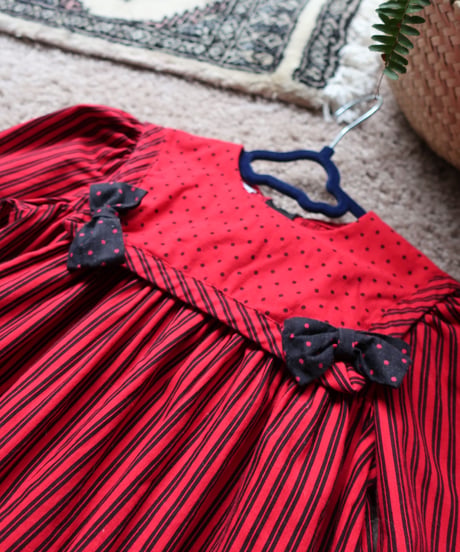 Polka dots and striped kids jumpsuits 🐞セット販売専用
