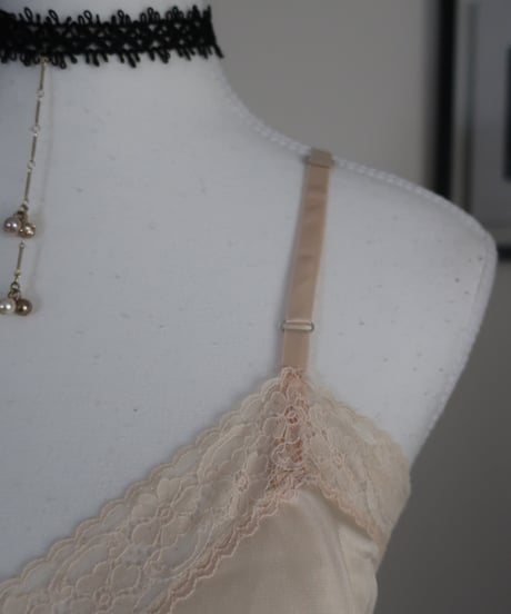 Powder beige lingerie dress ❀