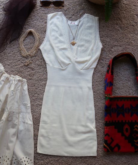 1960’s dead stock Ennepi Provera Italian Swiss sleeveless top🐑