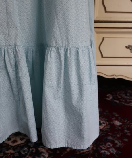 Blue cotton long skirt 👗