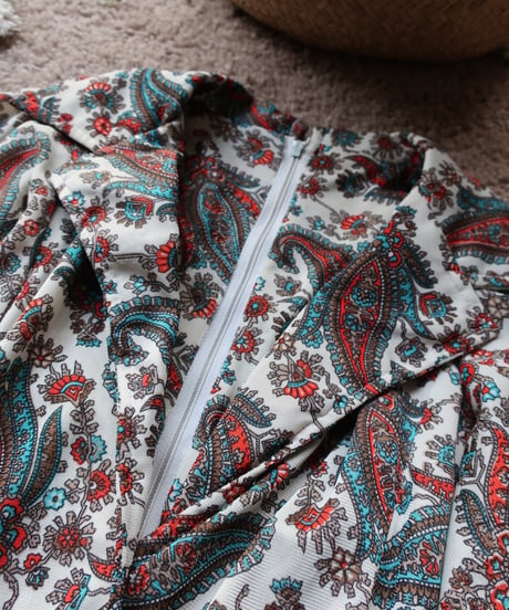 70’s paisley long dress 𓆸