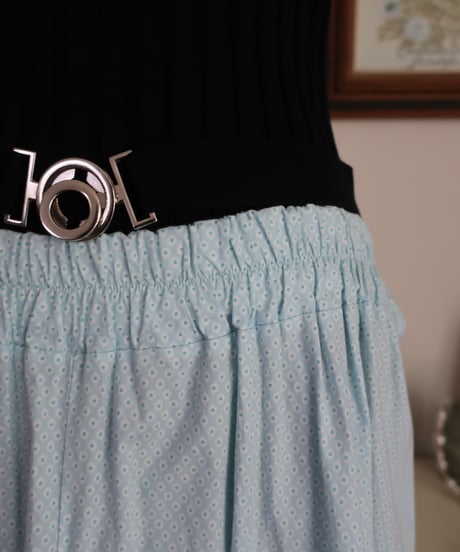 Blue cotton long skirt 👗