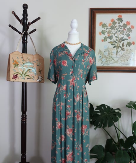 Laura Ashley Made in U.K. floral long dress💐