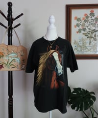 90's horse graphic T-shirt🐎