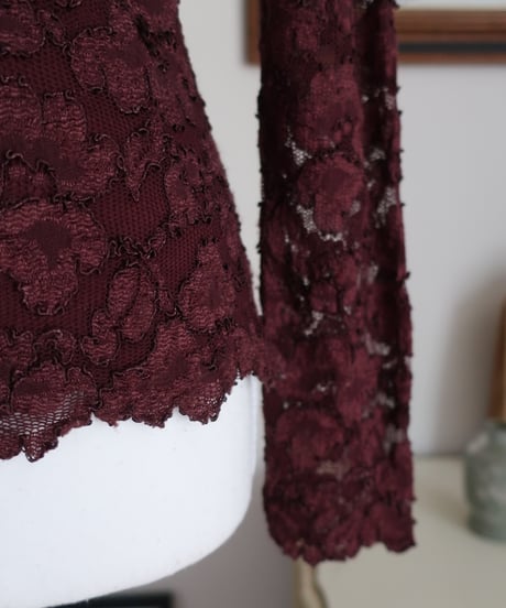 Chocolate brown lace top🧸