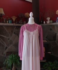 Powder pink long camisole dress 💗