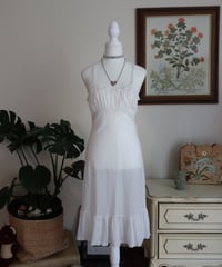 White camisole lingerie dress 🕊️