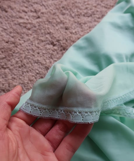 Mint green lace lingerie dress 🍃Made in Poland