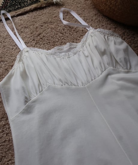 White camisole lingerie dress 🕊️